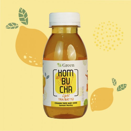 Vkombucha Light Chanh Tươi Mật Ong 250ml